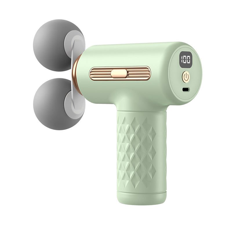Wireless Fascia Gun Smart Electric Dual-Head Neck Massager Home Mini Portable Shoulder and Neck Relaxation Digital Display Massager - image 5