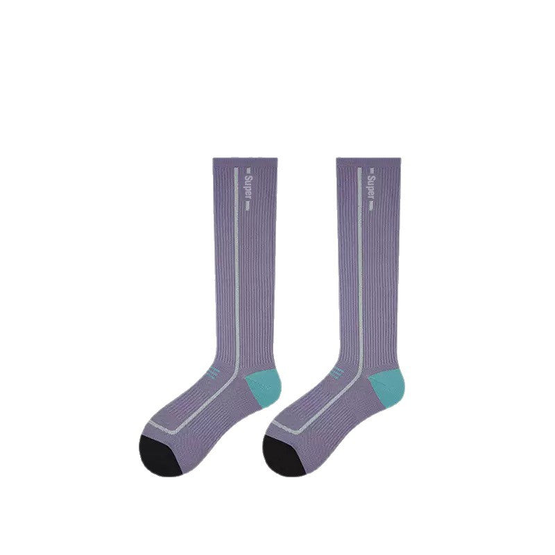 Professional Sports Compression Calf Socks for Women, Muscle Compression Long Socks for Fitness, Running, Jump Rope, and Marathon - image 5