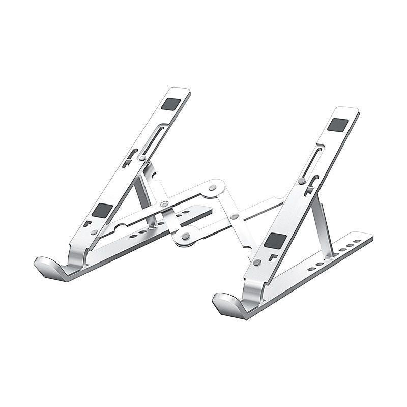 Laptop stand made of aluminum alloy, multifunctional, foldable, vertical support, storage, heat dissipation, adjustable height, rotatable - image 5