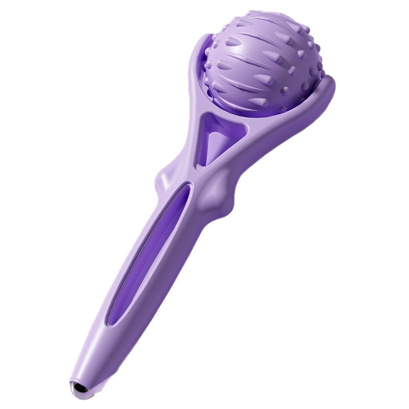New popular handheld rolling massage ball with bumps, roller massage stick, yoga fitness ball, fascia ball for muscle relaxation - image 5