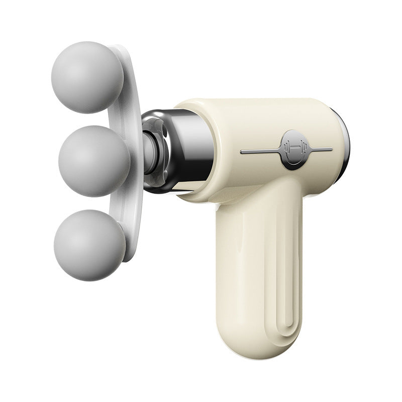 Cross-border three-head fascia gun mini fitness vibration massage gun electric massager modified neck fascia gun gift wholesale - image 5