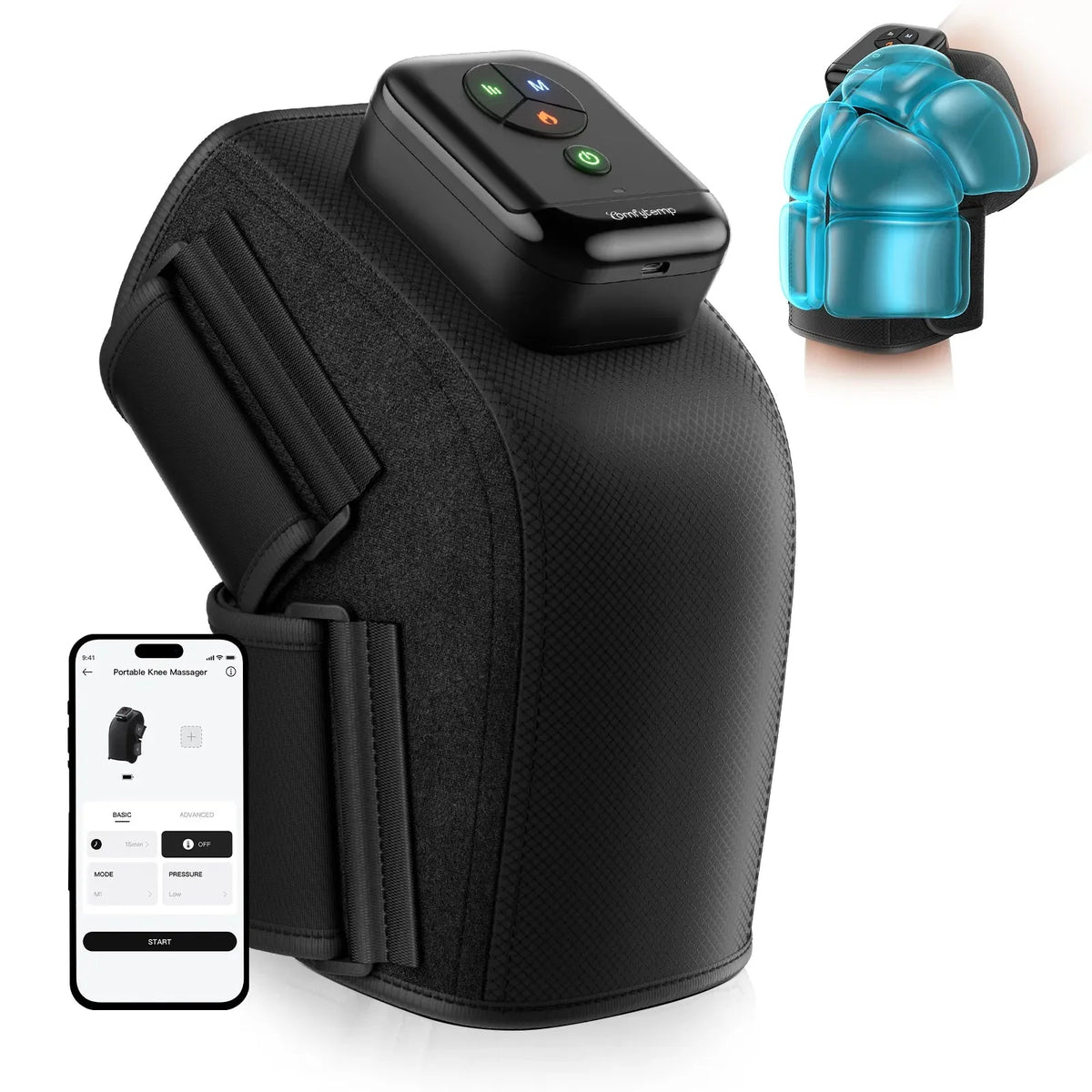 Cordless Knee Massager - 1 Pack