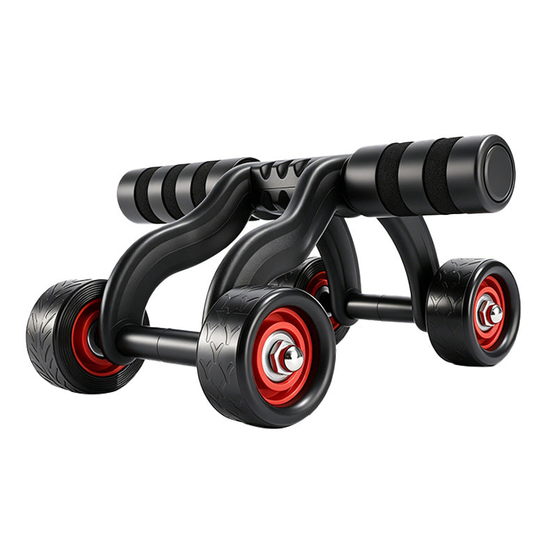 Manufacturers supply four-wheel abdominal muscle training equipment fitness equipment household multifunctional abdominal roller wholesale - image 5