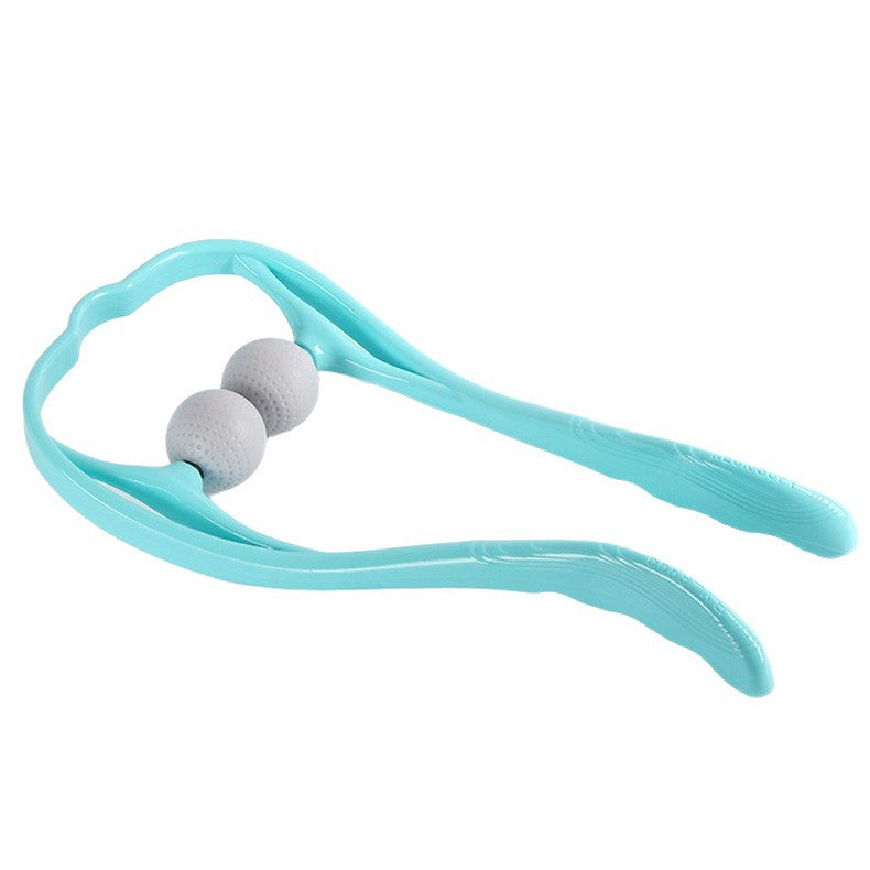 Neck Massager for Cervical Spine, Kneading Dual Balls to Relieve Shoulder and Neck Tension, Self-Use Manual Roller, Portable Meridian Massager - image 5