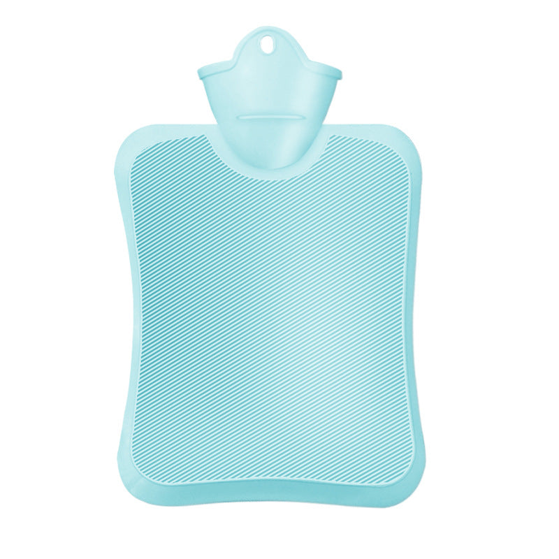 Winter Thickened Explosion-proof Hot Water Bag Water Injection High Density PVC Hand Warmer Simple Twill Neutral Foot Warmer - image 5