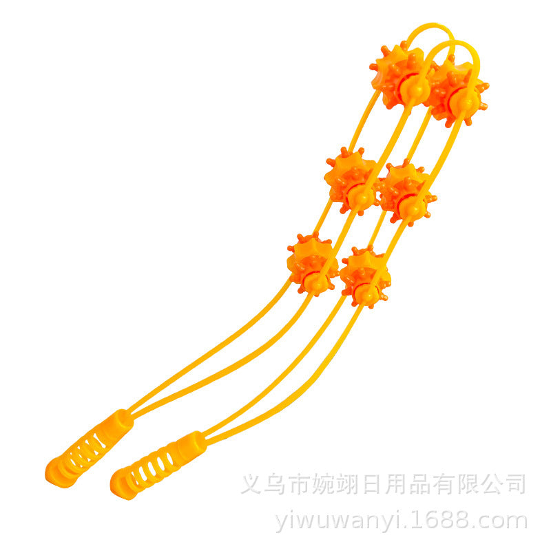 Ball Back Strip Massager 12 Wheels 18 Wheels 24 Wheels Manual Roller Back Puller Cervical Spine Lumbar Leg Massage Strip - image 5