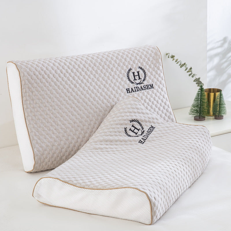Wholesale Summer Cooling Latex Pillowcase Massage Beanie Memory Pillow Pillowcase Summer Single Ice Silk Cooling Pillowcase - image 5