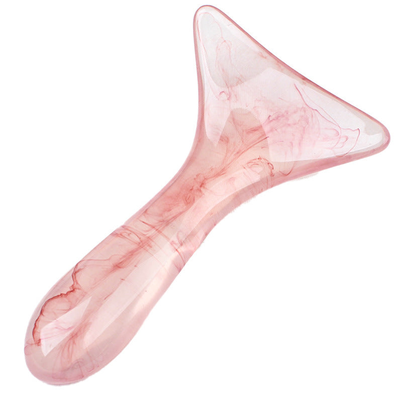 Resin arc scraping shovel cervical vertebra massager board back legs shoulder neck face meridians dredge tendon rolling body universal - image 5