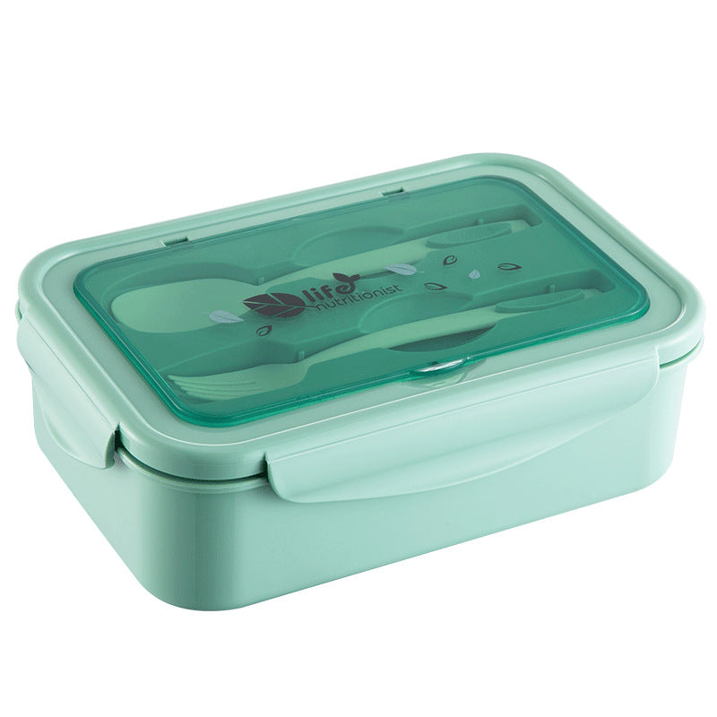 Qijia Microwave Heating Lunch Box Primary School Student Office worker Lunch Box Children's Rectangular Fruit Box Fresh-keeping Lunch Box - image 5