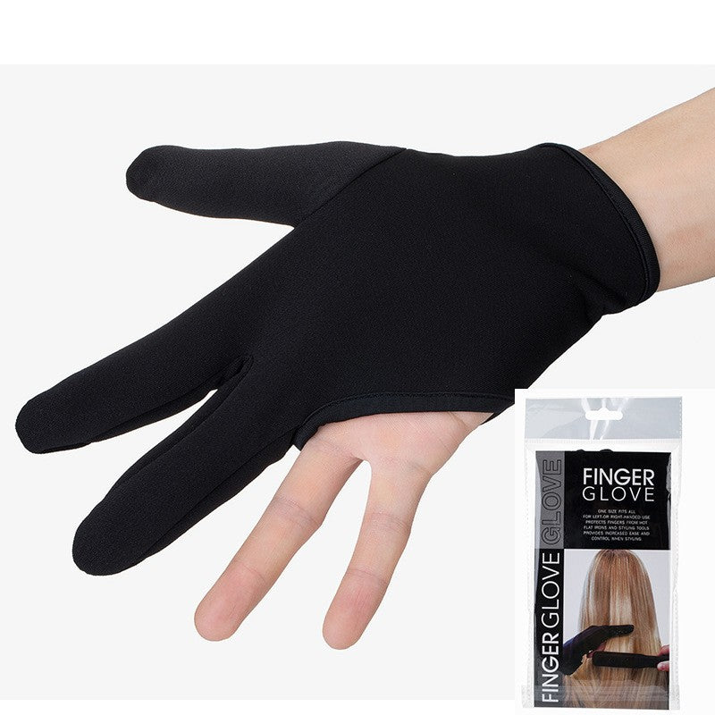 Cross-border Special Three-finger Gloves High Temperature Resistant Hairdresser Straightener plus size Thickened Heat Insulation Anti-scald Gloves - image 5