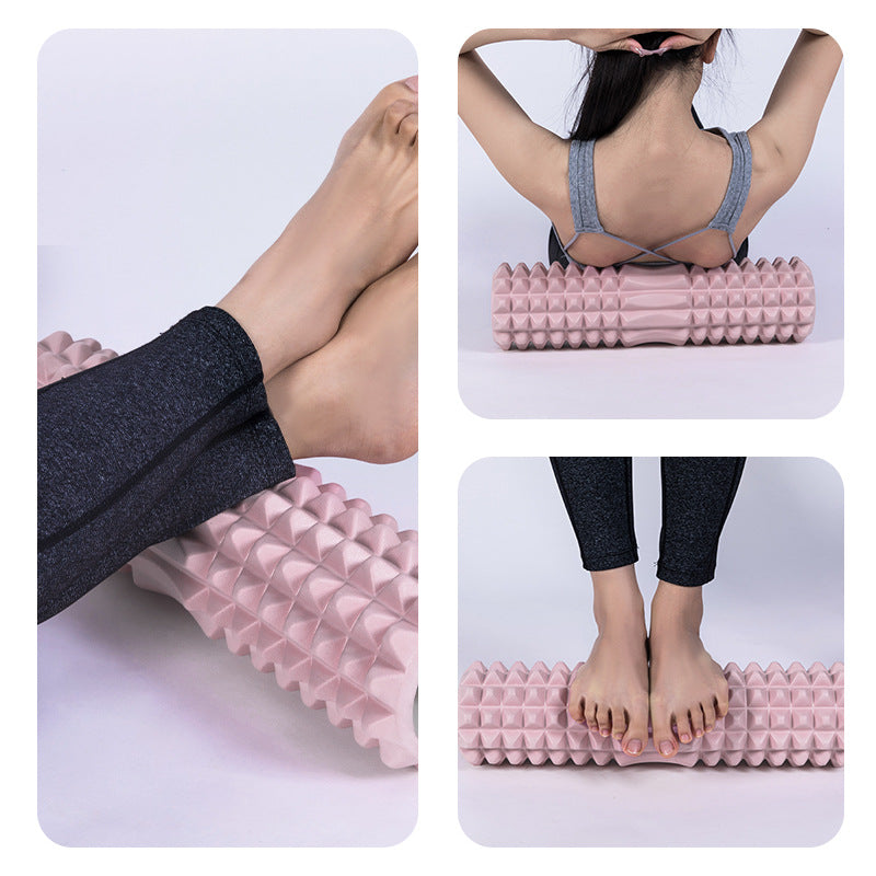 Foam Shaft Muscle Relaxed Leg Shaft 45cm Upgraded Hollow EVA Yoga Column Yoga Column Fitness Mace - image 5