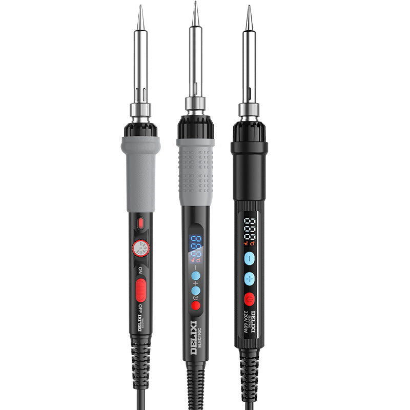 Delixi Electric Soldering Iron Household Small Digital Repair Welding Tool Digital Display Temperature-Adjustable Internal Heating Welding Gun - image 5