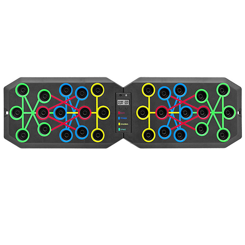 Timing and Counting Multi-Functional Push-Up Board Cross-Border Men's and Women's Chest and Abdominal Muscle Trainer Board Foldable Fitness Equipment - image 5