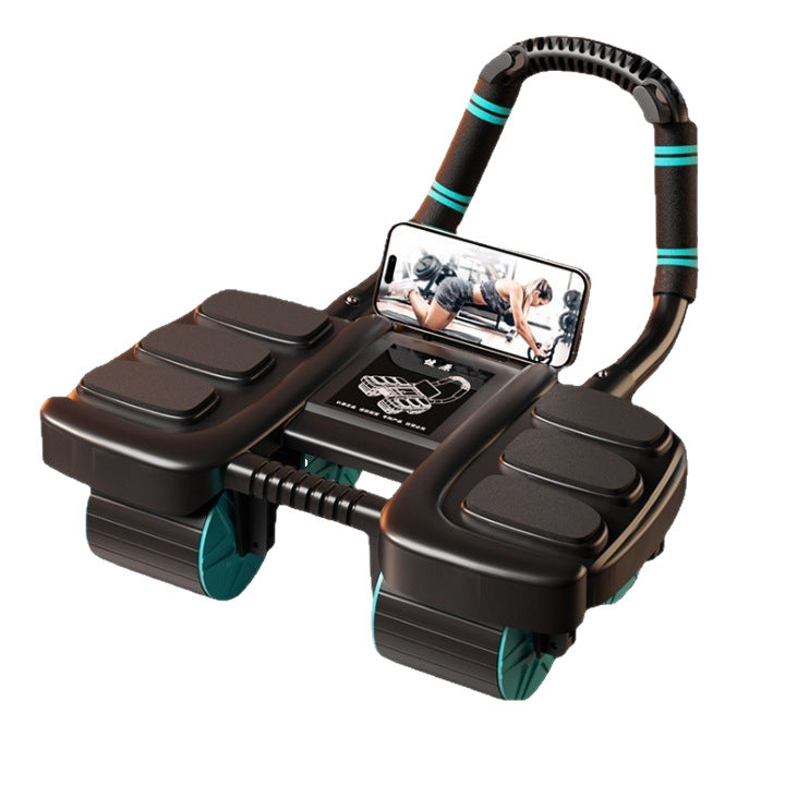 New Smart Four-Wheel Abdominal Fitness Wheel, Automatic Rebound Elbow Support Type Abdominal Muscle Training Tool, Six Elbow Support Abdominal Curling Wheel Exercise - image 5