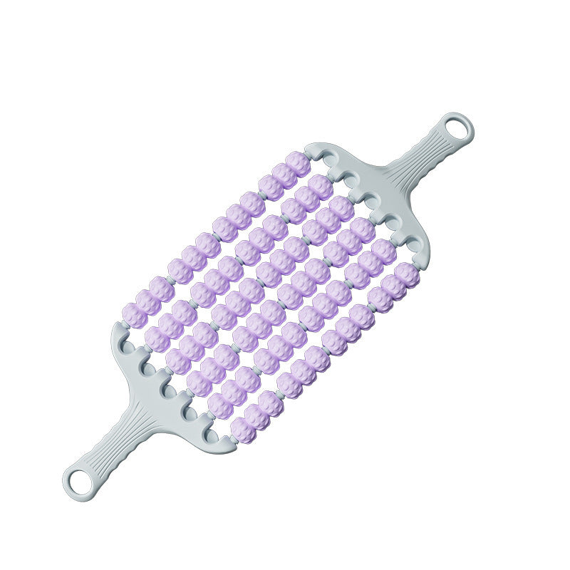 Langya Massage Stick Yoga Soothing Muscle Relaxation Roller Six Rows of All-Round Bendable Back Roller - image 5