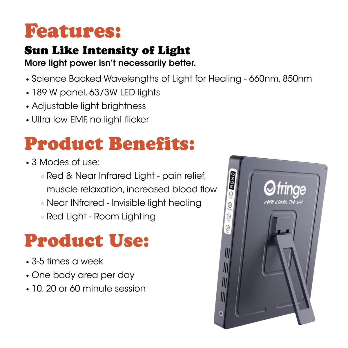 Red Light Therapy Panel