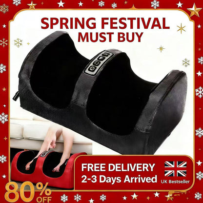Dual-Zone Foot & Calf Massager with Heat