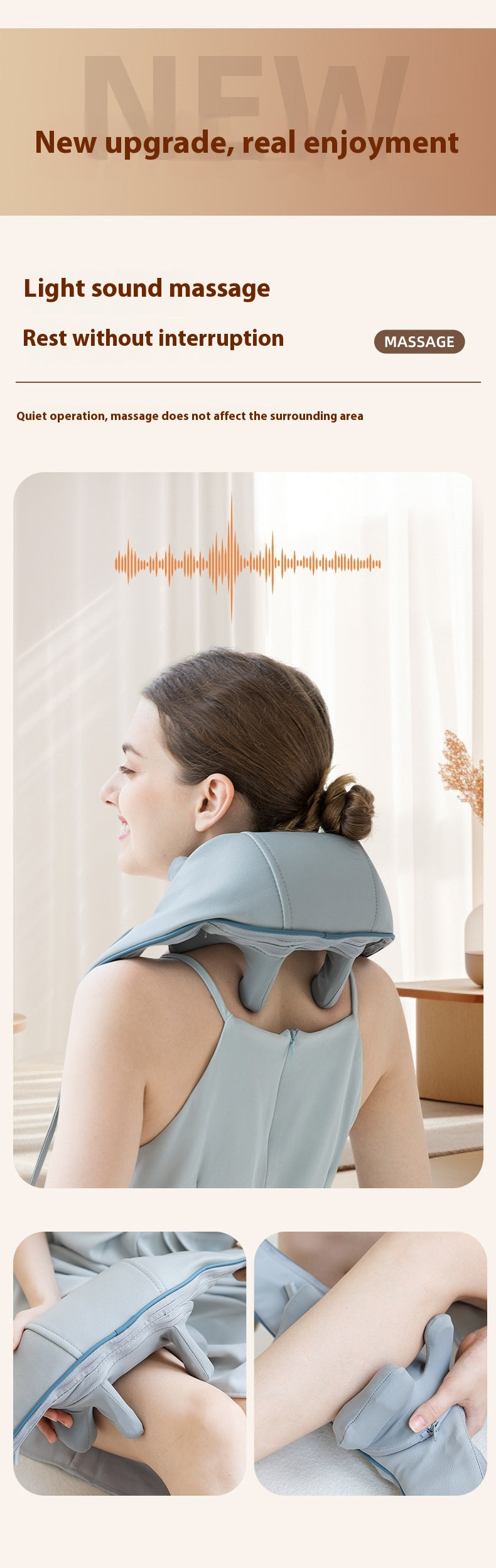 Hot Neck Kneading Massager