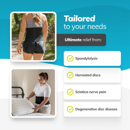 Lumbar Back Brace | Chronic Pain Relief from Sciatica and Pinched Nerve