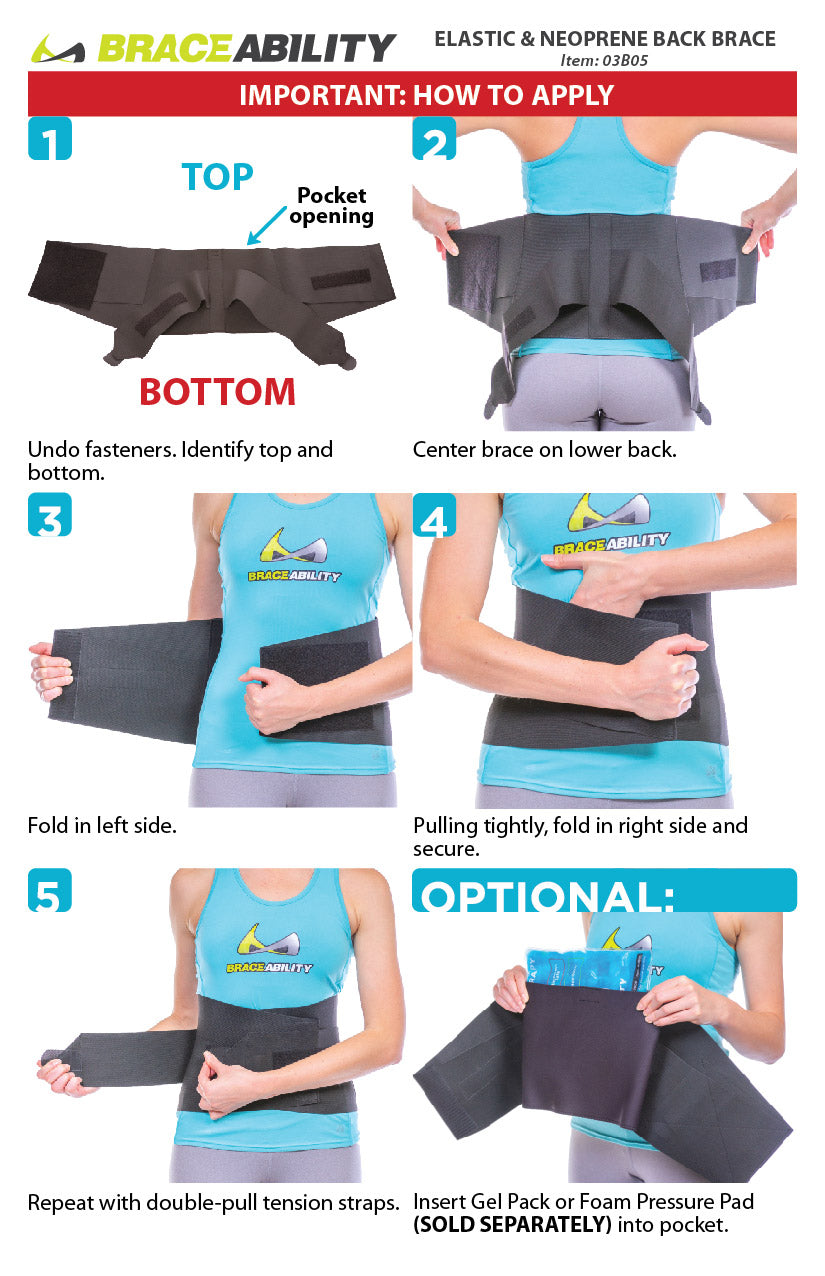 Lumbar Back Brace | Chronic Pain Relief from Sciatica and Pinched Nerve