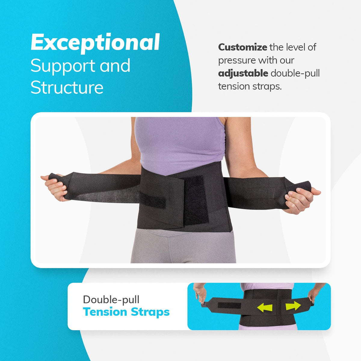 Lumbar Back Brace | Chronic Pain Relief from Sciatica and Pinched Nerve