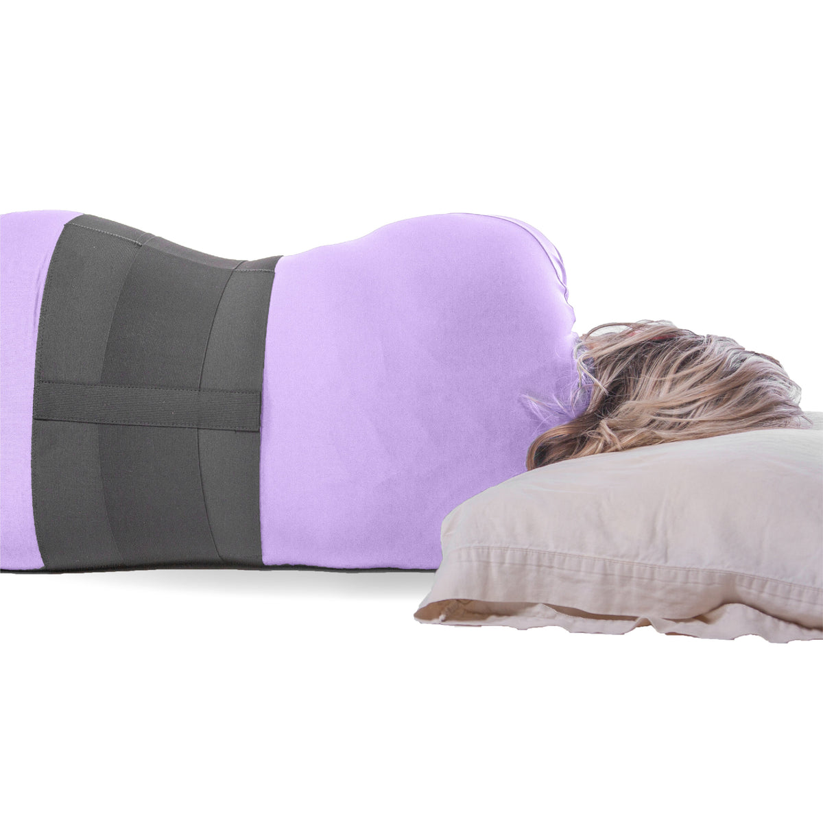 Sleeping Back Brace | Comfortable Nighttime and Sitting Lumbar Elastic Compression Neoprene Support