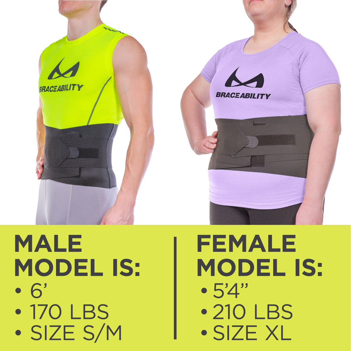 Sleeping Back Brace | Comfortable Nighttime and Sitting Lumbar Elastic Compression Neoprene Support