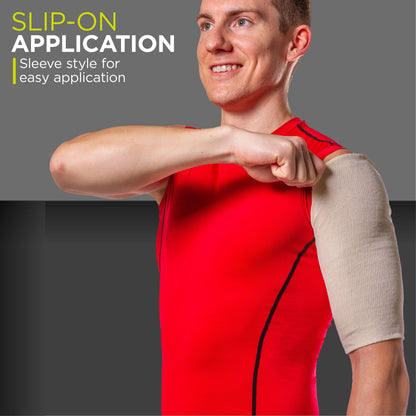 Shoulder Stockinette | Compression Sleeve for Sarmiento Brace and Humeral Fracture Bicep Splint (2 Pack)