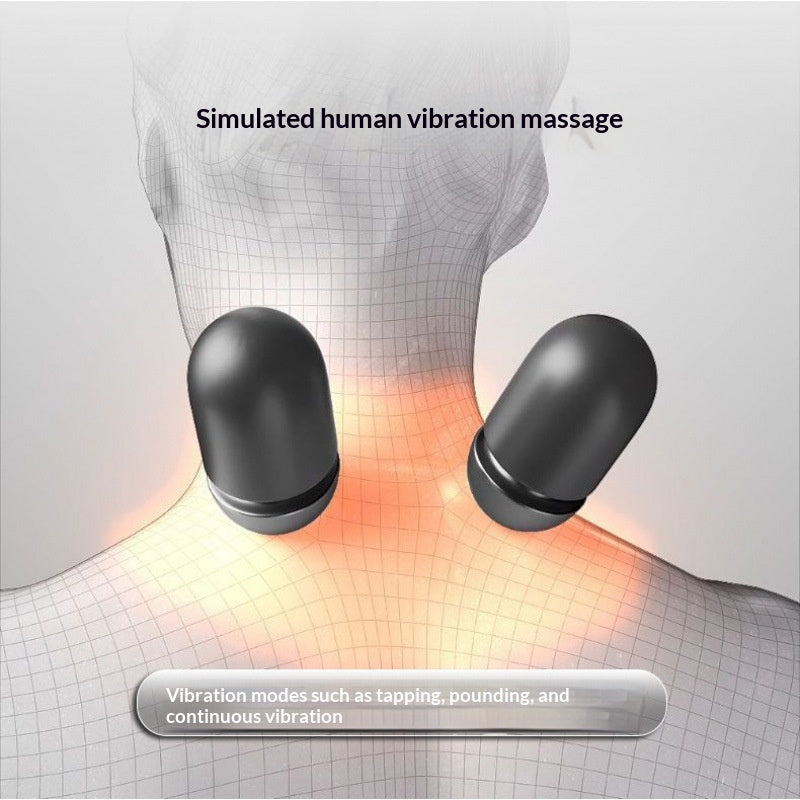 Vibration-heated Cervical Massage Pillow