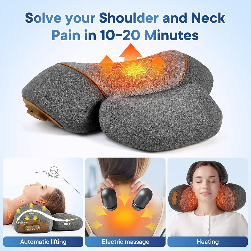 Heated Neck Massage Pillow