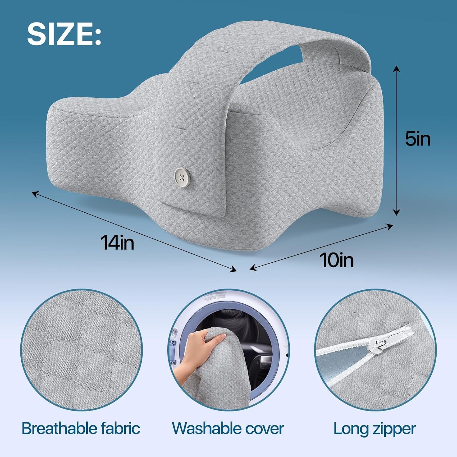 Memory Foam Knee Support Pillow