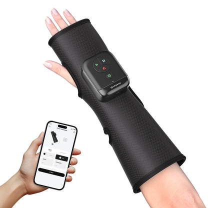Portable Air Compression Wrist Massager with Heat
