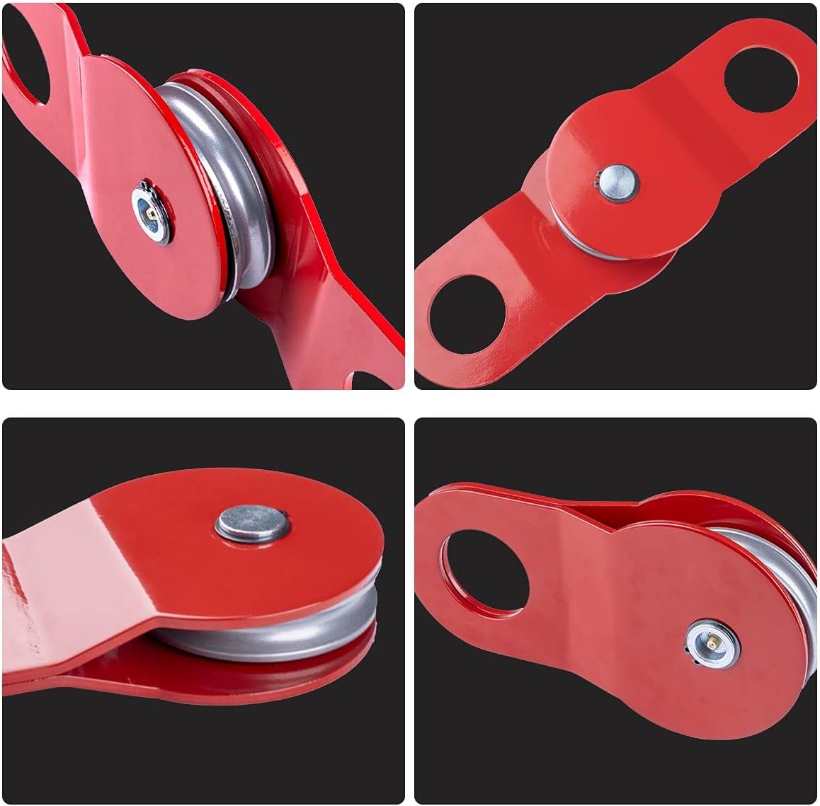 10 Ton Heavy-Duty Recovery Winch Snatch Block 22,000 lb Off-Road Towing Pulley for Truck, ATV, UTV & Tractor SB2210