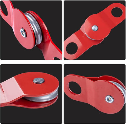 10 Ton Heavy-Duty Recovery Winch Snatch Block 22,000 lb Off-Road Towing Pulley for Truck, ATV, UTV & Tractor SB2210
