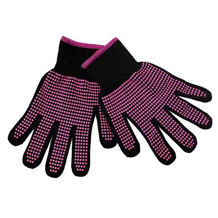 Hairdressing Perm Gloves Pvc Non-Slip Curling Iron Straightener Gloves 300 Degree High Temperature Resistant Anti-Scald Barbecue Heat Insulation Gloves - image 5