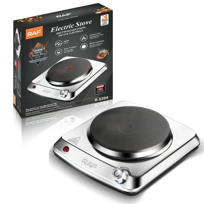 1000W Stainless Steel Electric Heater with 5-Stage Temperature Control | 110V EH1000