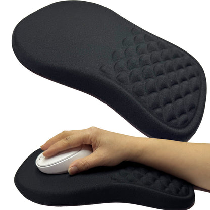Cross-Border Slope-Shaped Wrist Support Mouse Pad, Memory Foam Soft Massage Wrist Rest, Dirt-Resistant, Non-Slip, Office Gaming Keyboard Hand Rest - image 1