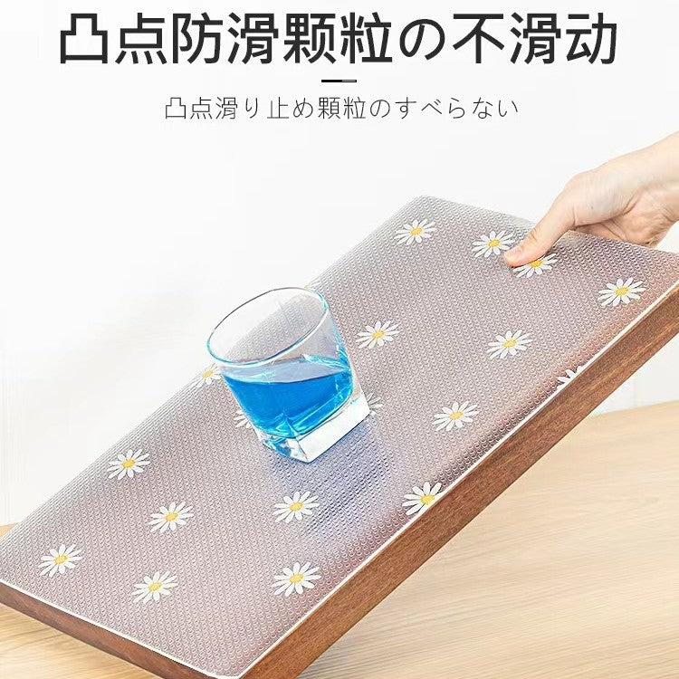 Eva Daily Kitchen Daisy Drawer Mat, Heat-Insulating Pot Mat, Oil-Proof and Moisture-Proof Table Mat, Wardrobe Shoe Cabinet Mat, Cuttable Paper - image 4