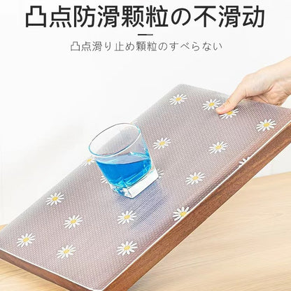 Eva Daily Kitchen Daisy Drawer Mat, Heat-Insulating Pot Mat, Oil-Proof and Moisture-Proof Table Mat, Wardrobe Shoe Cabinet Mat, Cuttable Paper - image 4