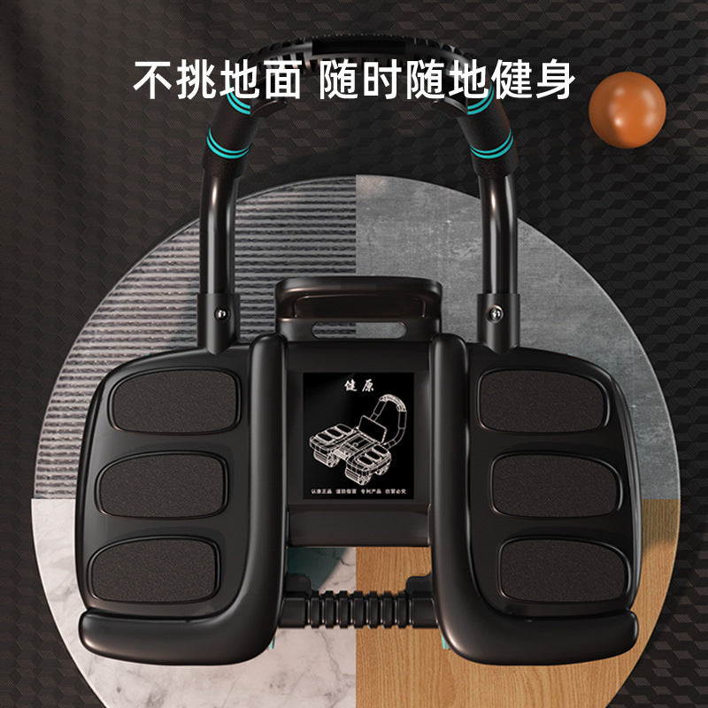 New Smart Four-Wheel Abdominal Exercise Wheel with Automatic Rebound Elbow Support, a Multi-Functional Abdominal Muscle Training Tool with Six Elbow Supports for Crunches - image 2
