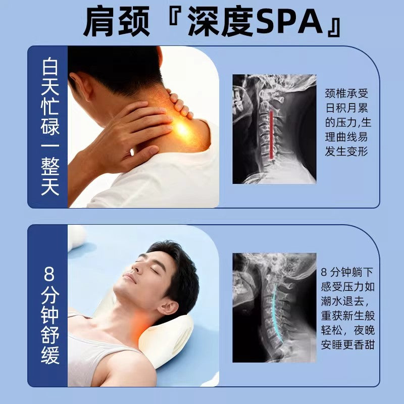 Zhijia's New Massage Cervical Pillow, Neck Correction and Relaxation Device, Stretching Cervical Pillow, Neck and Shoulder Massage Pillow - image 3