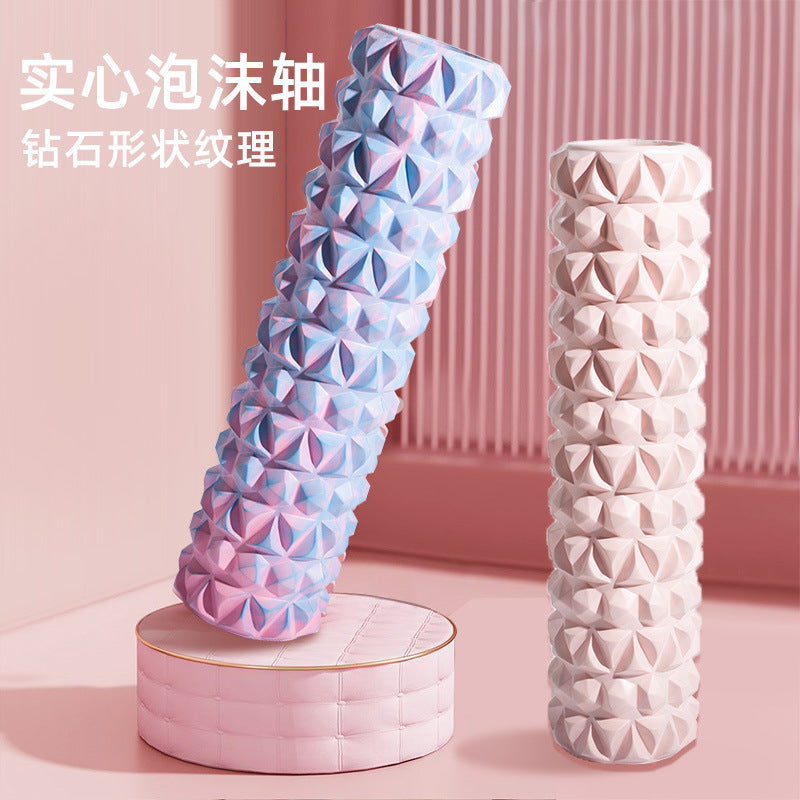 Camouflage Foam Roller Muscle Relaxation Roller Solid Long Yoga Column Massage Stick Fitness Leg Massage Stick - image 1