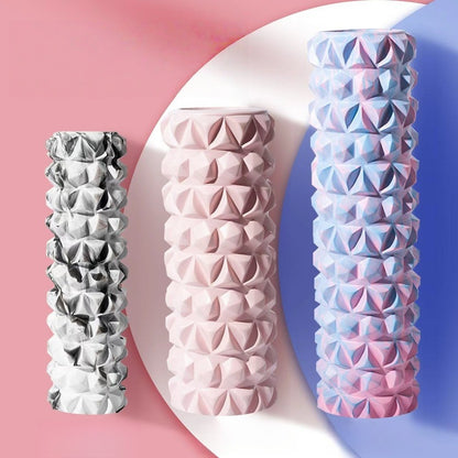Camouflage Foam Roller Muscle Relaxation Roller Solid Long Yoga Column Massage Stick Fitness Leg Massage Stick - image 3