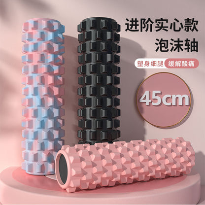Solid Foam Roller with Spikes, Extended Yoga Roller, Wholesale Hollow Muscle Relaxation Roller, Suction Cup Foam Roller - image 2