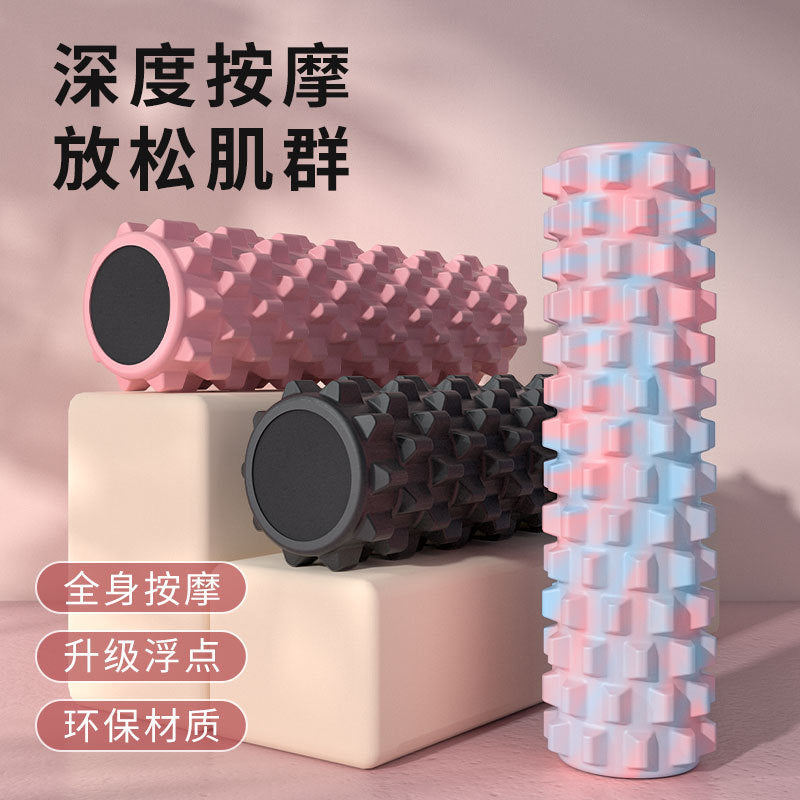 Solid Foam Roller with Spikes, Extended Yoga Roller, Wholesale Hollow Muscle Relaxation Roller, Suction Cup Foam Roller - image 3