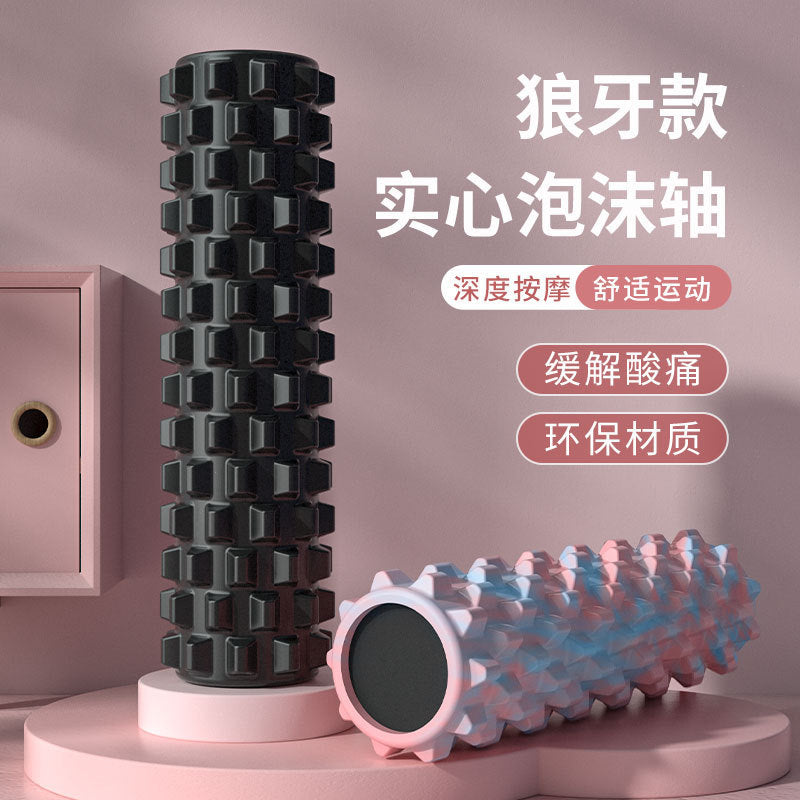 Solid Foam Roller with Spikes, Extended Yoga Roller, Wholesale Hollow Muscle Relaxation Roller, Suction Cup Foam Roller - image 4