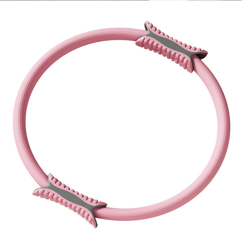 Manufacturer Wholesale Yoga Pilates Ring with Tpe-Coated Handle, Fiberglass Ring for Fitness, Back-Stretching Magic Ring, Massage - image 5