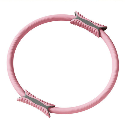 Manufacturer Wholesale Yoga Pilates Ring with Tpe-Coated Handle, Fiberglass Ring for Fitness, Back-Stretching Magic Ring, Massage - image 5