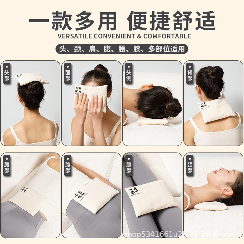 Wholesale Microwaveable Sea Salt Hot Compress Bag, Therapy Bag, Microwaveable Salt Bag for Waist, Shoulder, Neck, and Knee Heating - image 4