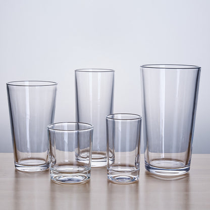Hotel Room Thickened Heat-Resistant Glass Mouthwash Cup, Transparent Glass Large Cup for Milk, Tea, and Juice - image 1